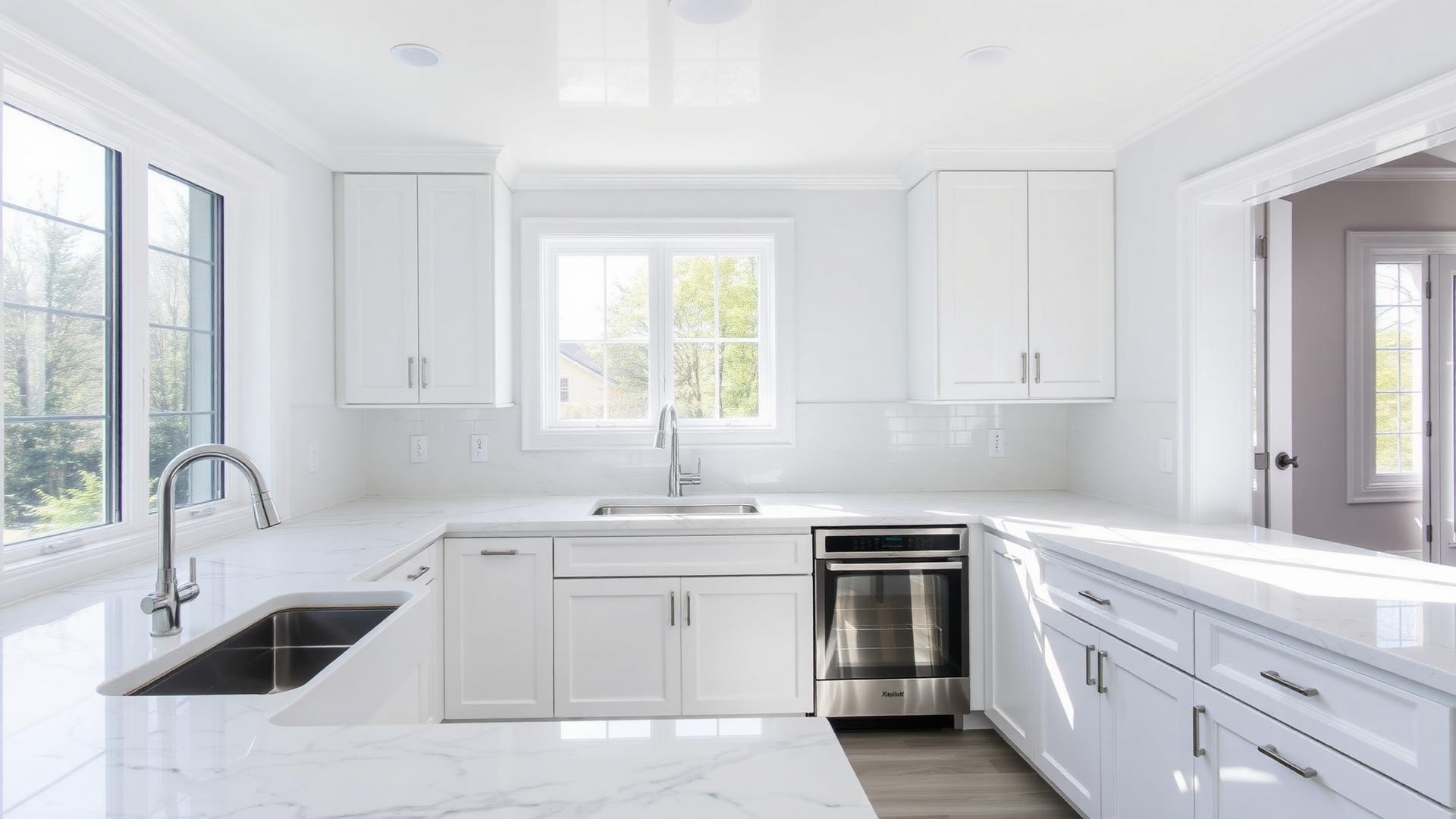 A freshly cleaned, tidy home interior